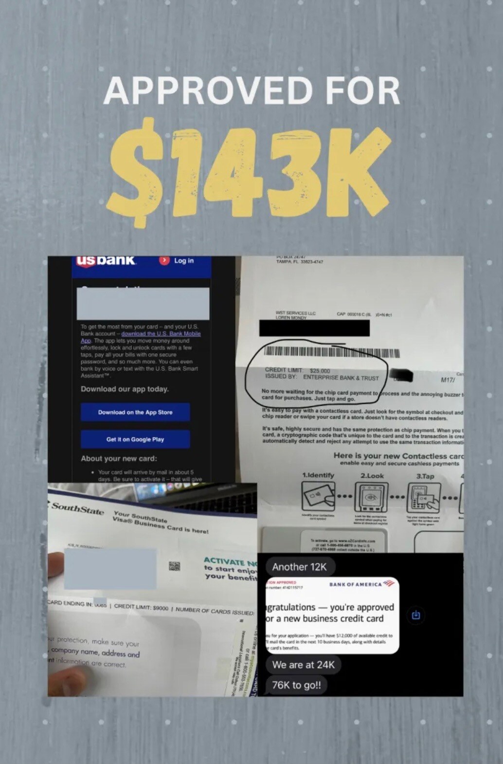 $143K approval proof